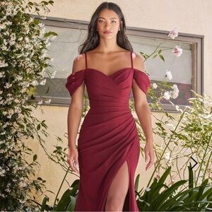 Cinderella divine gown burgundy